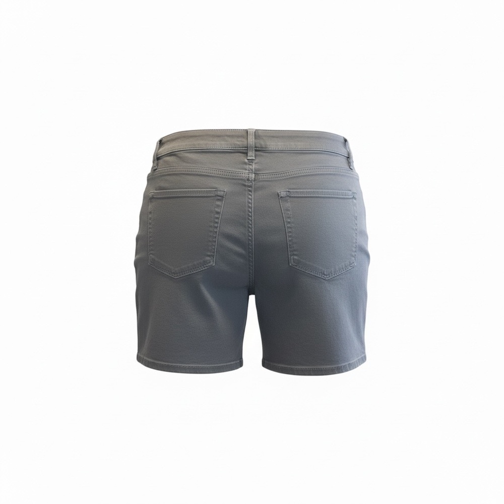 Wit & Wisdom Gray High-Rise Bermuda Shorts - Picture 4 of 13